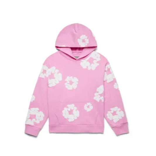 Denim Tears The Cotton Wreath Pink Hoodie
