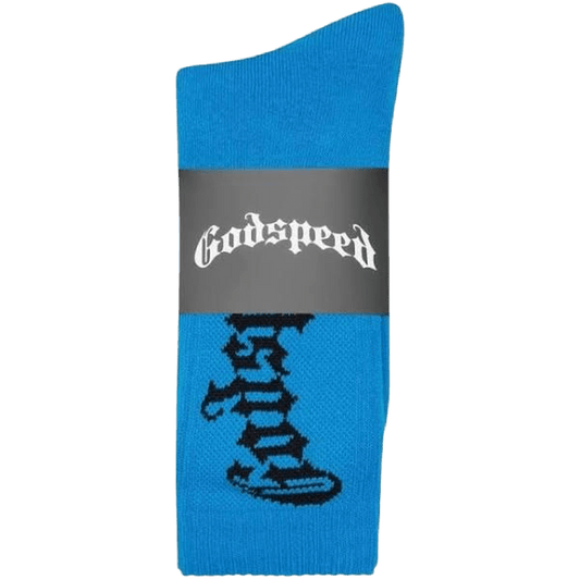 Godspeed OG Logo Socks " Blue "