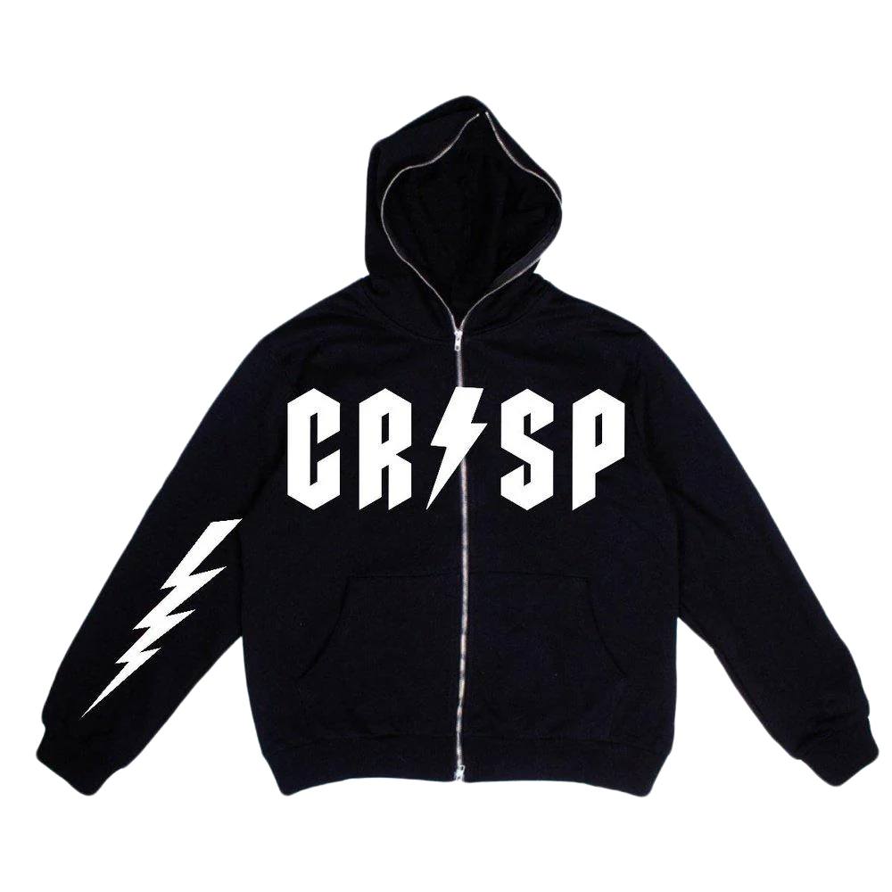 Crispy Zip Up Puff Hoodie