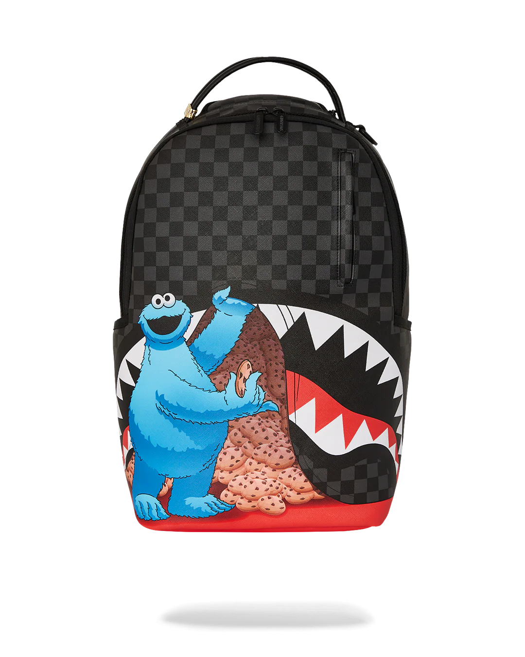 SESAME STREET COOKIE MONSTER SNACK ATTACK DLXSV BACKPACK sprayground