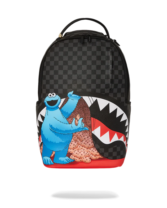 SESAME STREET COOKIE MONSTER SNACK ATTACK DLXSV BACKPACK sprayground