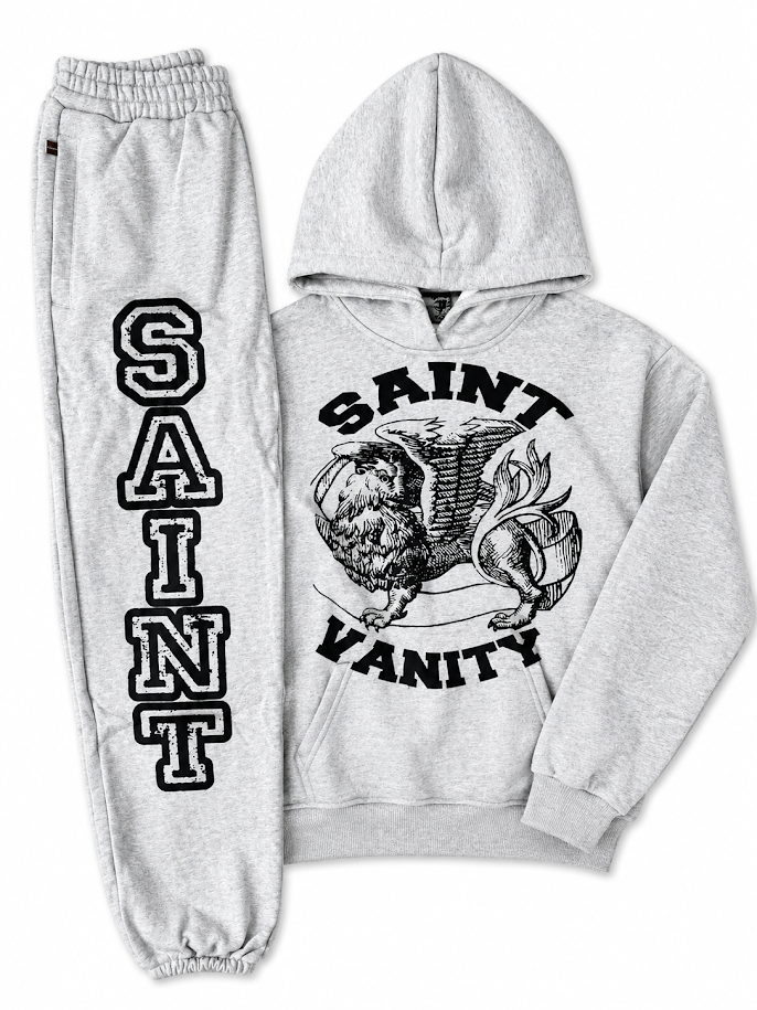 Saint Vanity Varsity gray Set
