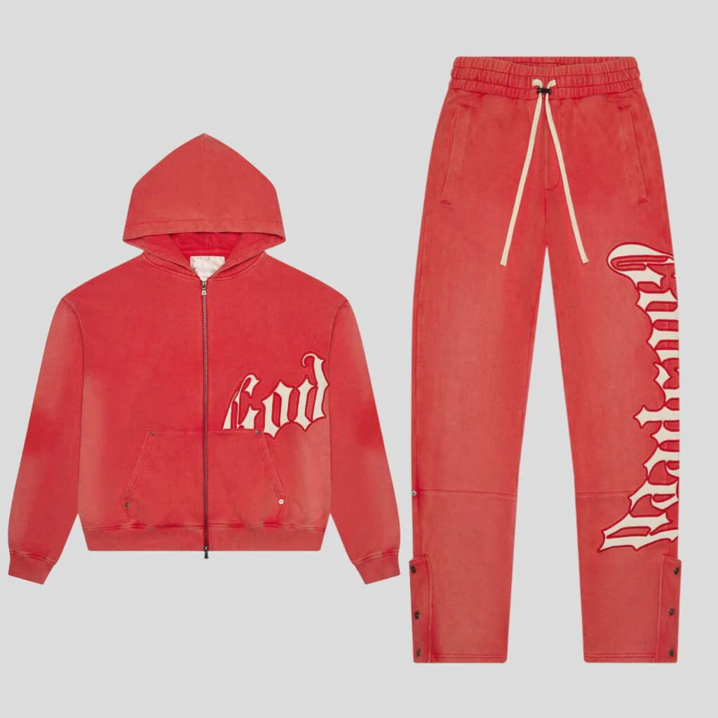 OG Logo Sweatsuit V2 (Vintage Red)
