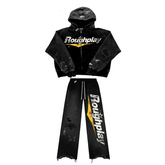 Roughplay Black/yellow sweatsuit