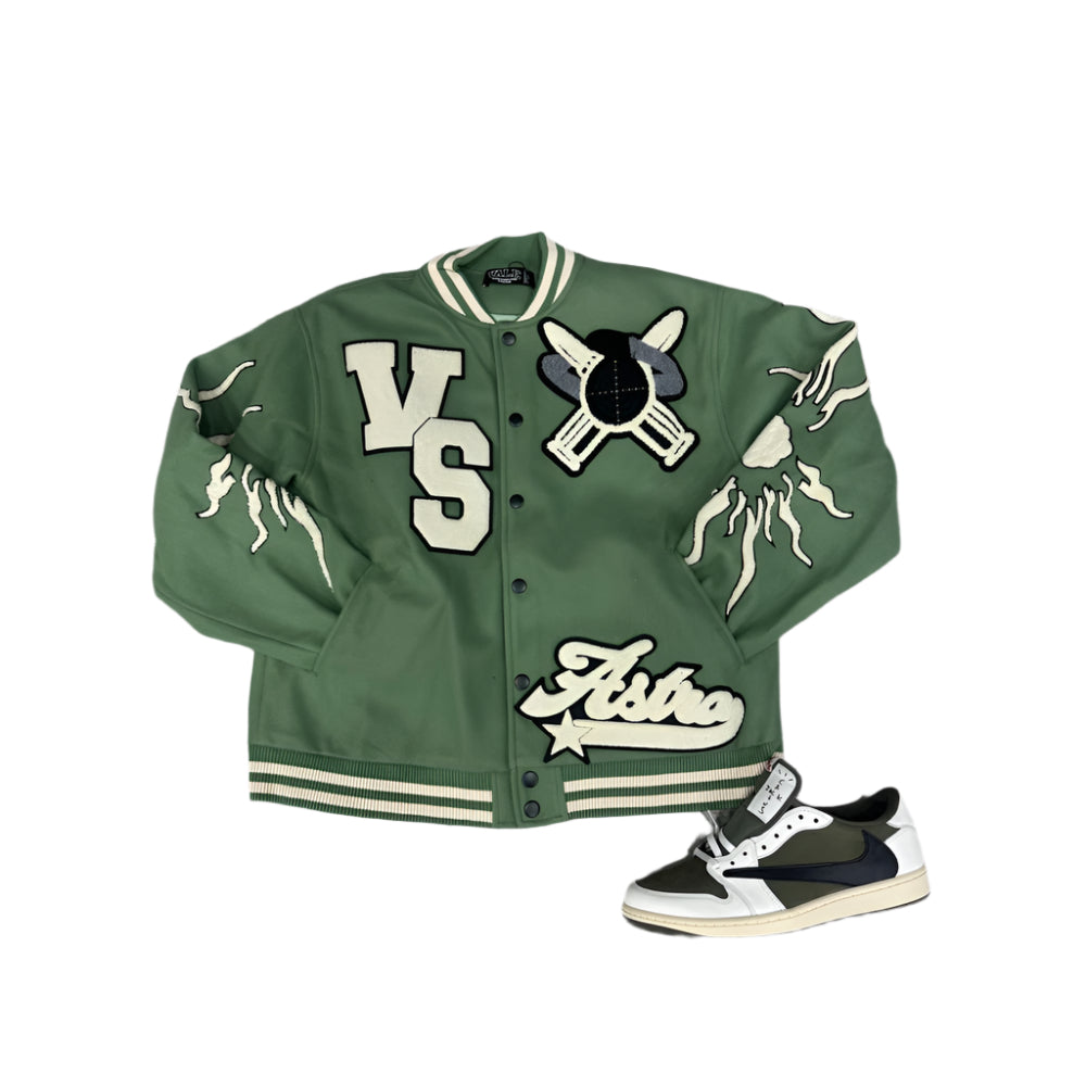 Vale green Varsity Jacket